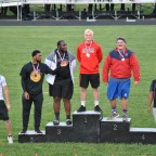 Abe Myers wins Discus at Regional Track Meet